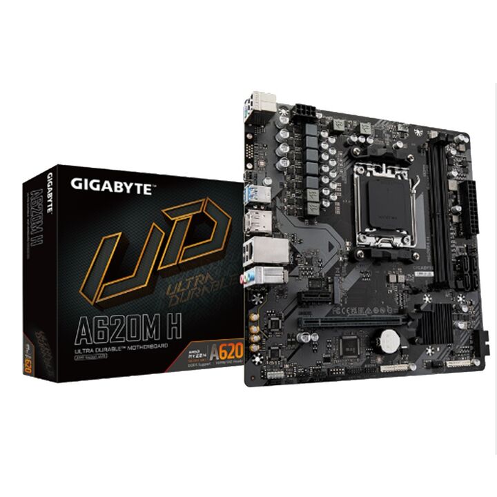 Mother GIGABYTE A620M H DDR5 AM5 - Vista principal
