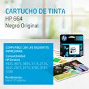 Cartucho de Tinta HP 664 F6V29AL NEGRO original 3775 4535 - Miniatura 2