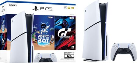 Consola Ps5 Sony Playstation 5 Con Juegos Astro Bot Y Gran Turismo 7