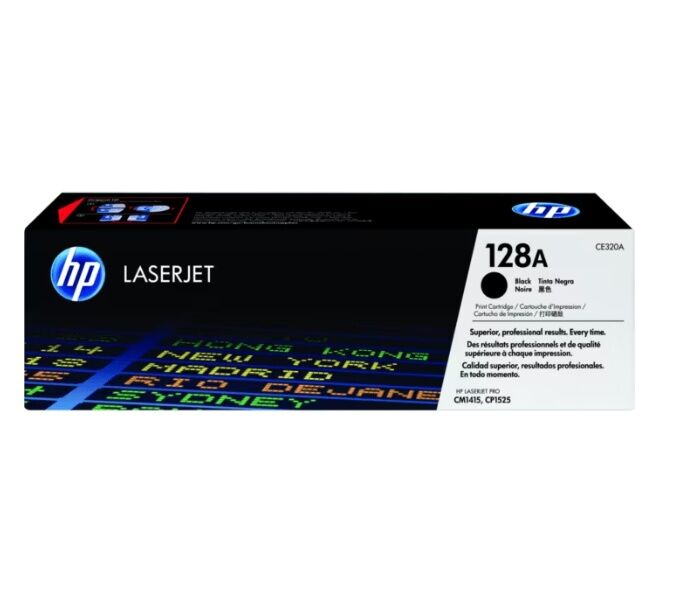 Toner HP 128A LaserJet Pro CP1525|CM1415 Black Crtg - Vista principal