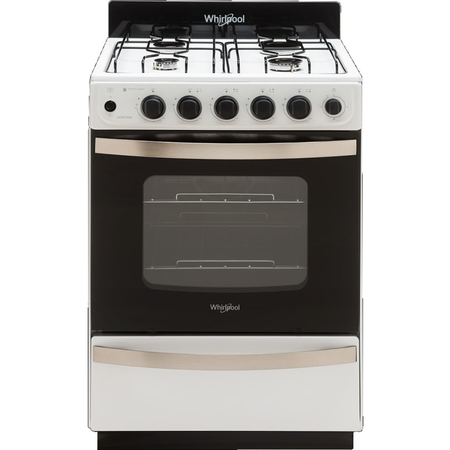 Cocina Multigas Whirlpool Wfb57Dw 4 Hornallas