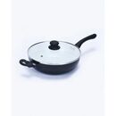 Wok Con Mango 26 Cm.Con Asa Y Tapa De Vidrio Carol 47126 NEG - Miniatura 2