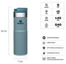 Botella Termica Classic Neverleak Tm Mug Azul 591Ml Stanley 10-09850-041 - Miniatura 2