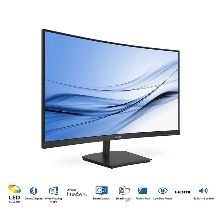 Monitor PC Curvo 27 Philips 271E1SCA/55 - Vista principal