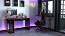 Escritorio Gamer 1,29m - Negro C Filo Azul Tables - Miniatura 3