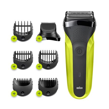 Afeitadora Braun Series 3 ShaveStyle 300BT con recortadora de barba de precision y 5 peines