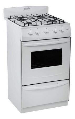Cocina Escorial Candor S2 Gas Natural 51cm 4 Hornallas