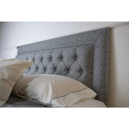 Respaldo capitone doble tachas 120x120