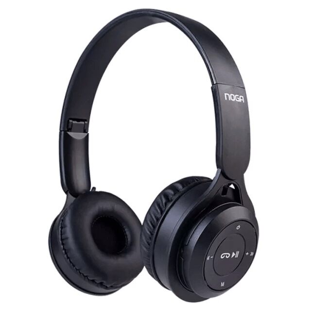Auricular Bluetooth Vincha Negro Noga - NG-A208BT - Vista principal