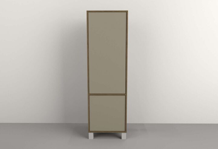 Columna 0,45m 2 Puertas Nogal L. Gris C. Tables - Vista principal