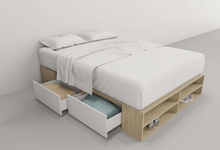 Box 1,40m 4 Cajones Olmo F.|everest Tables