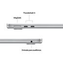MacBook Air 13 Apple M4 CPU 10Core GPU 10Core, 512GB SSD, 24GB Ram Silver - Miniatura 7