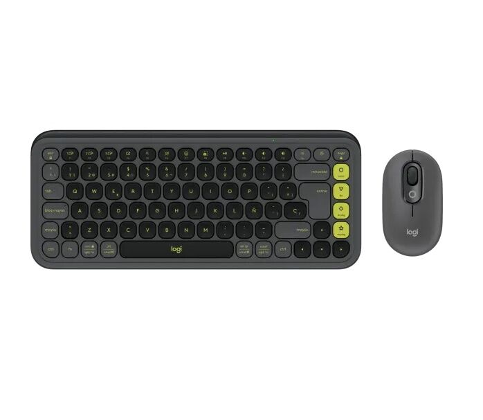 Teclado y Mouse Logitech Pop Icon Graphite 920-013052 - Vista principal