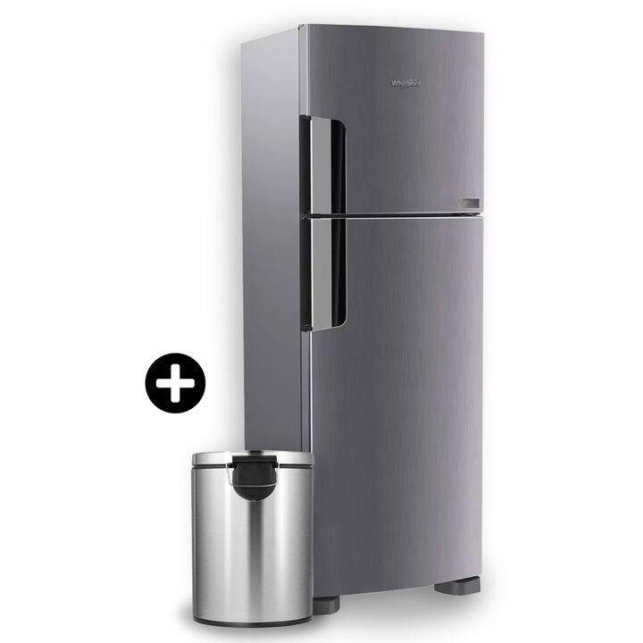 Combo Heladera Whirlpool 386 Lts + Tacho Basura Ninestars 5l - Vista principal