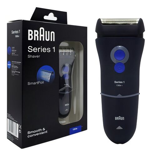 Afeitadora Braun Series 1 130S Lavable Cortapatillas Smartfoil 220V - Vista principal