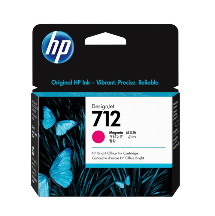 HP 712 29ML MAGENTA INK CARTRIDGE DESIGNJET (3ED68A) - Vista principal