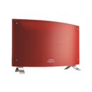 VITROCONVECTOR PEABODY PE-VQM20R - ROJO, 2000W, TERMOSTATO, FRENTE CURVO - Miniatura 1
