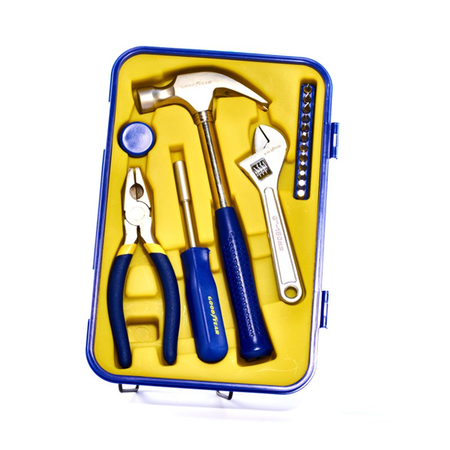 Set de Herramientas de 17 Piezas Goodyear GY-HTK-5002