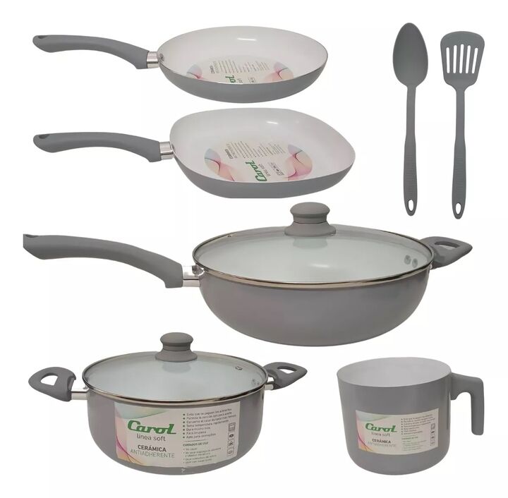 Set De 7 Piezas Carol 57225 - GRIS - Vista principal