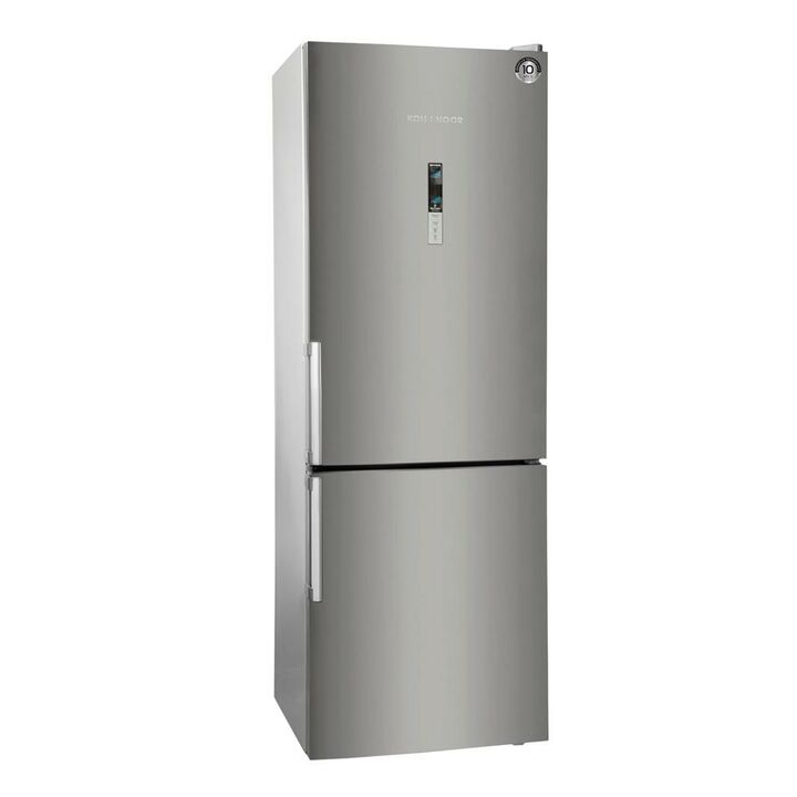 HELADERA C/FREEZER KOHINOOR KHGA41DI/9 - ACERO, 417 LTS, NO FROST - Vista principal