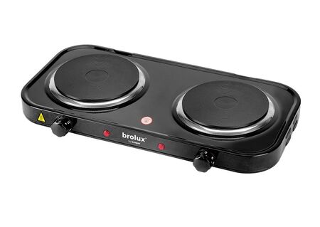 Anafe Electrico 2 Hornallas Negro Brogas - AN-02-PNE