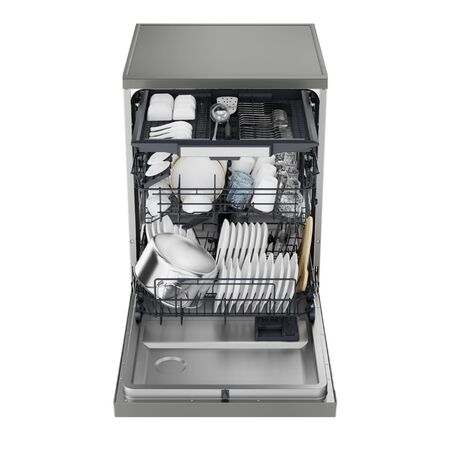 LAVAVAJILLA DREAN 15 CUB INOX - 15 CUBIERTOS, PANEL TÁCTIL DIGITAL, APERTURA AUTOMÁTICA DE PUERTA - LVDR1506CIO
