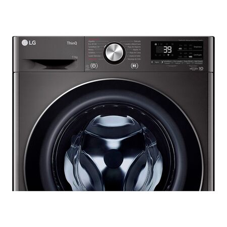 Lavarropas LG Inverter 6,5kg 6 Motion Dd Steam Carga Frontal