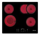 ANAFE ELECTRICO DREAN AEDR60CNV, VITROCERAMICO, 60CM, 4 HORNALLAS, NEGRO - Miniatura 1