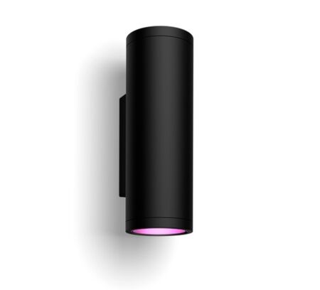 Aplique Mural Philips Hue para exteriores Appear WACA EU wall lantern black 2x 915005842801