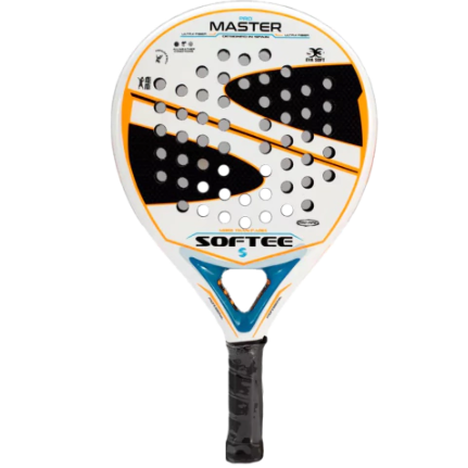 Paleta de pádel pro master whiteorange special edition para principiantes