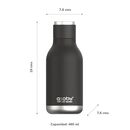 Botella Asobu Urban 460 ml - Black - Miniatura 3