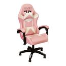 Silla Gamer Syx GCS02 Rosa con Blanco - Miniatura 2