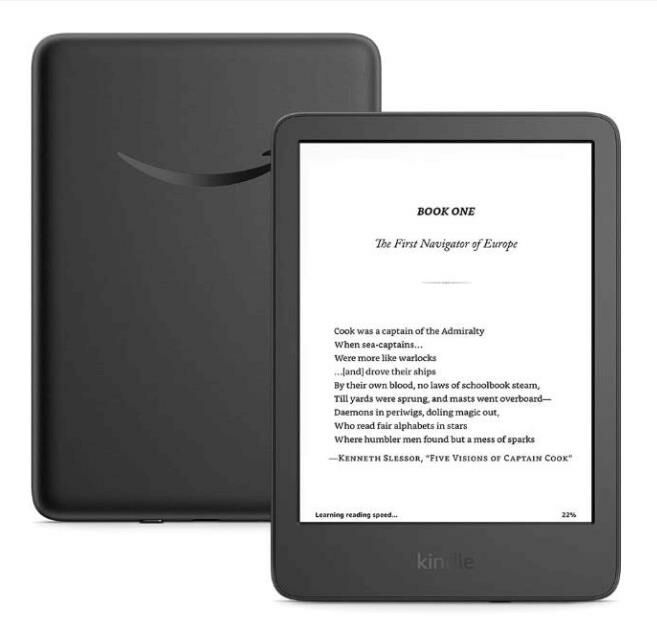 TABLET E-READER AMAZON KINDLE GEN 11 2024, 16GB, BLACK (B0CNV9F72P) UPC: 840414634886 - Vista principal