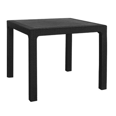 Mesa PVC Símil Ratán Quality Plastic 70x70 - Vista principal