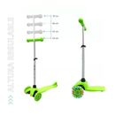 Monopatin 2 Ruedas Frontales Y Luces Rodaditos MINI-881 VERDE - Miniatura 2