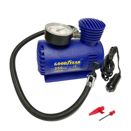Compresor Portátil de Inflado Rápido 12V Goodyear GY-901763