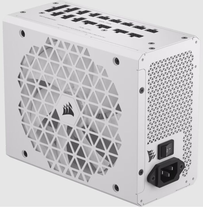 Fuente Corsair RM1200x Shift 1200W 80 Plus Gold Full Modular PCIe 5.1 | ATX 3.1 White - Vista principal