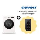 Combo Lavarropas LG Inverter 6,5kg White Cava P/12 Botellas - Miniatura 2