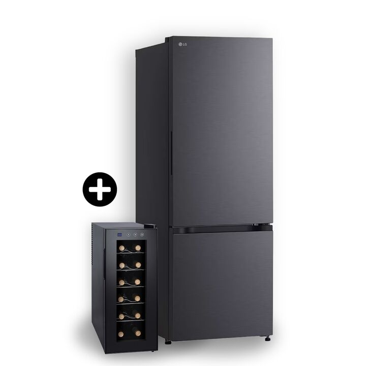 Combo Heladera LG Inverter 335l Cava Techgo Para 12 Botellas - Vista principal