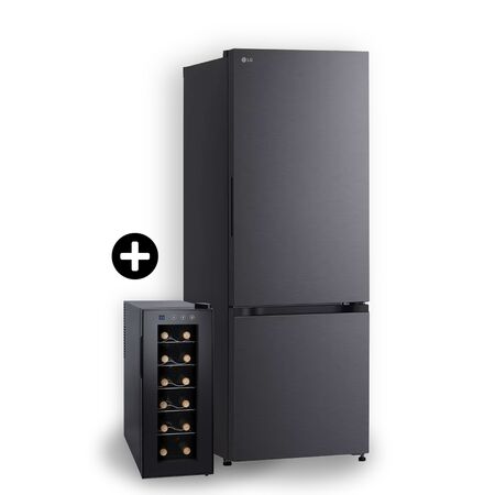 Combo Heladera LG Inverter 335l Cava Techgo Para 12 Botellas