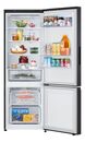 Heladera LG Smart Inverter 335l Vb33bpm Bottom Freezer Negro - Miniatura 2