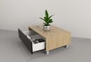Centro Livining Con Cajon Olmo F.|negro M. Tables - Miniatura 2