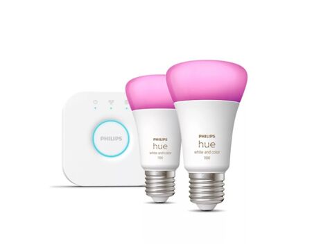 Nuevo Kit Inicio Lamparas Bridge Philips HueWCA 9W A60 2set 929002468810