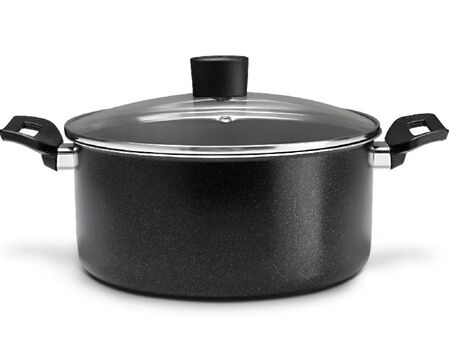 Cacerola 24 x 11 cmn Negro Brinox 7190461