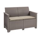Set de Jardin Keter Elodie 2 Sillas 1 Sillon 1 Mesa Cappucci - Miniatura 2