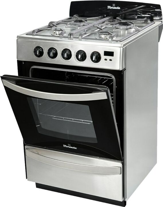 Cocina Florencia 5558 Multigas 4 Hornallas 56Cm Inox - Vista principal