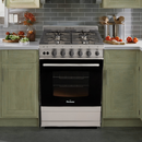 Cocina Florencia 5838S SEMI INDUSTRIAL ENCENDIDO LUZ 56CM ACERO INOX - Miniatura 7