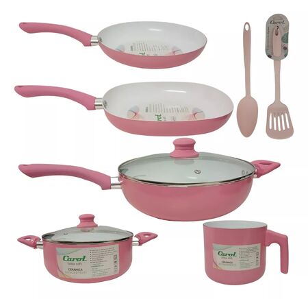 Set De 7 Piezas Rosa Carol 57225 - RSS