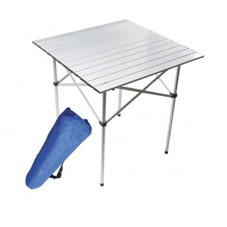 Mesa Plegable De Aluminio C Tapa De Aluminio MES-3