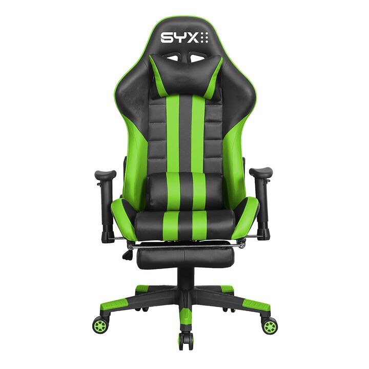 Silla Gamer SYX CH-059 Verde - Vista principal